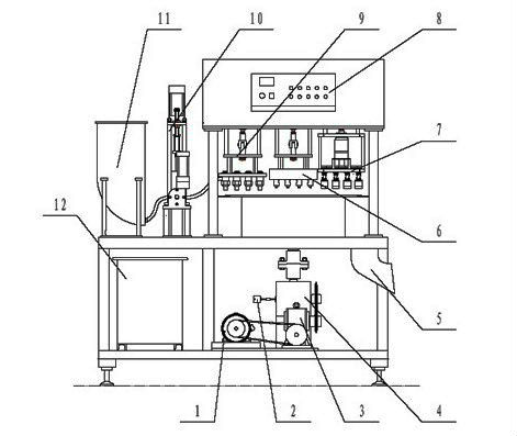灌裝機(jī)骨架圖